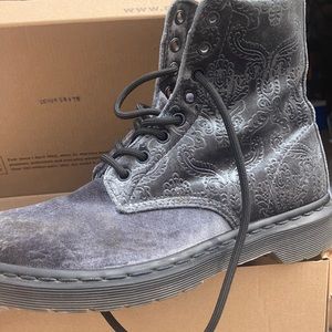 Doc Martens AirWair Boots Velvet + Embossed Velvet